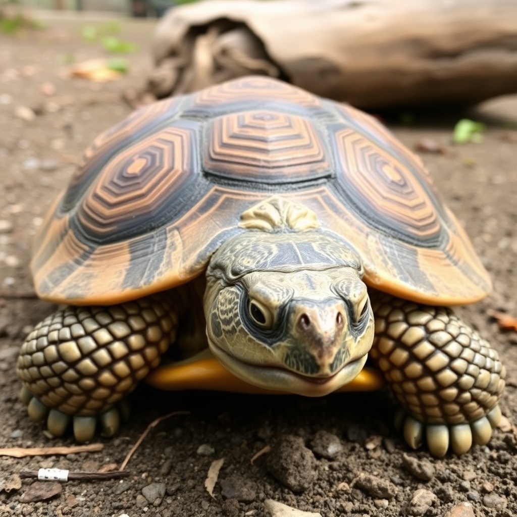 After nearly 50 years cooped up inside, Rockalina the turtle finds the great outdoors