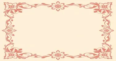 A4 certificate background, Islamic style, pastel pink and beige, elegant floral borders, blank center, high quality, printable