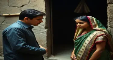 a young british diplomat visits a kotha alongwith an indian woman social worker to have a first hand look at the plight of the girls at the the kotha