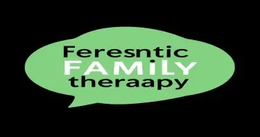create a logo for a "forensic family therapy chat" that spells the words correctly