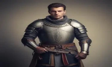 warrior wearing medieval clothing, no armor