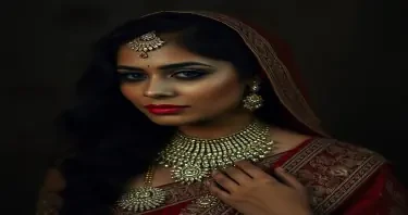 a fulll bodied Bollywood look alike actress after being rejected as a prospective bride by a very tradional family she sadly starts removing her jewellery