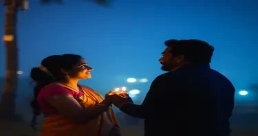 an indian couple experiencing orgams