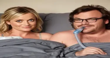Amy Poehler and Jack Black hilariously bond over their sexy CPAP machines