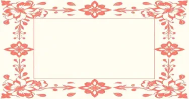 A4 certificate background, Islamic style, pastel pink and beige, elegant floral borders, blank center, high quality, printable
