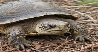 After nearly 50 years cooped up inside, Rockalina the turtle finds the great outdoors
