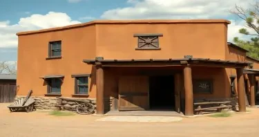 a photorealistic picture of an old wild west sheriff's jail insid ethe building