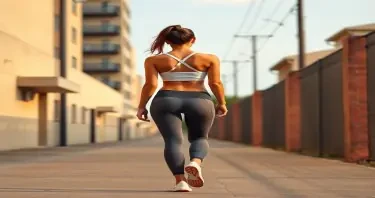 a realistic picture of a full body photo of a fit and beautiful pinay girl walking away from the camera wearing yoga pants