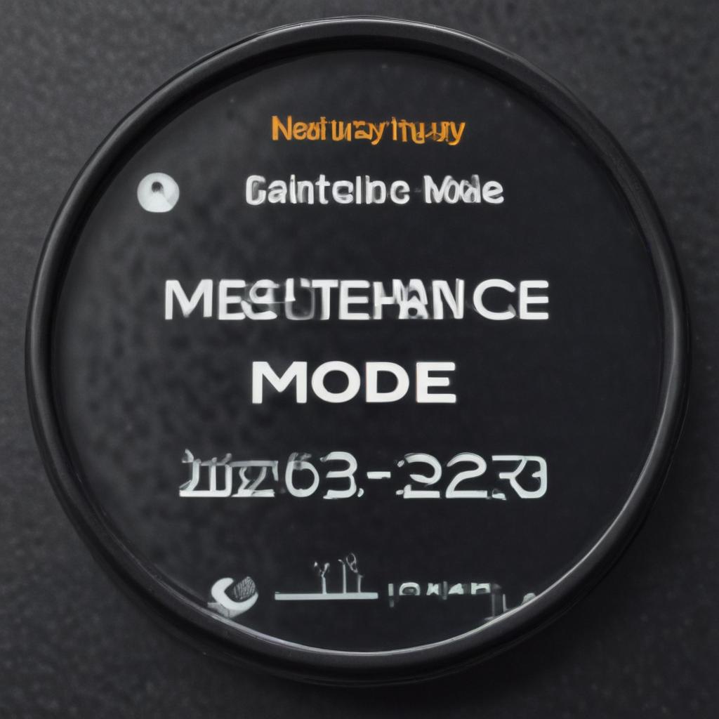 Maintenance mode is on