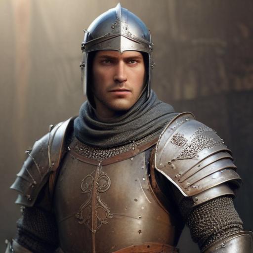 warrior wearing medieval clothing, "no armor"